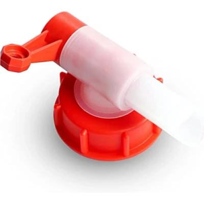 Abbildung von Stapelbarer Kanister Kunststoff UN zugelassener fur Wasser/Benzin/Super E5/E10 / Diesel/Desinfektionsfass/Petrol 5&amp;20 Liter und mit ausgießer (Wasserhahn DIN61 (für 20L kannister))
