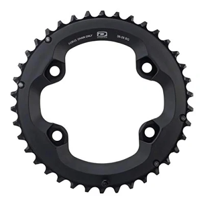 Abbildung von Doppeltes MTB Kettenblatt außen origine Shimano 4BRA DEORE M6000 10V.