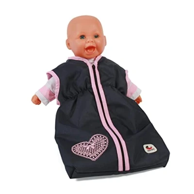 Abbildung von CHIC2000 Puppen Schlafsack Melange Grau Navy
