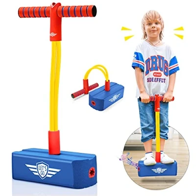 Abbildung von Toyzey Pogo Stick für Kinder,Spielzeug ab 3 4 5 6 7 8 9 10 11 12 Jahre Jungen Spielzeug draußen Jahren Geschenke Kinder Geschenk Weihnachts