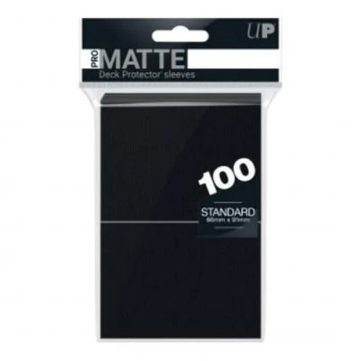 Abbildung von Ultra Pro Sammelkarte UP Matte Sleeves black (100 ct)