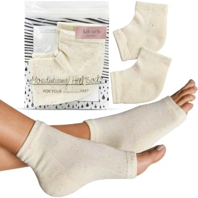Abbildung von Kitsch feuchtigkeitsspendende Socken für rissige Fersenbehandlung, isolierte Gel und Fersensocken trockene, Füße, Damen Herren, Spa Schlafsocken