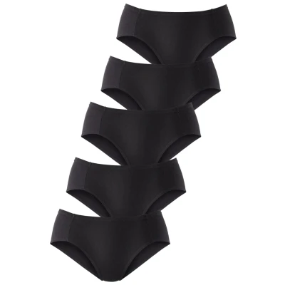 Abbildung von Lascana JAZZ 5 PACK Slip, Damen, Größe: 34, Schwarz