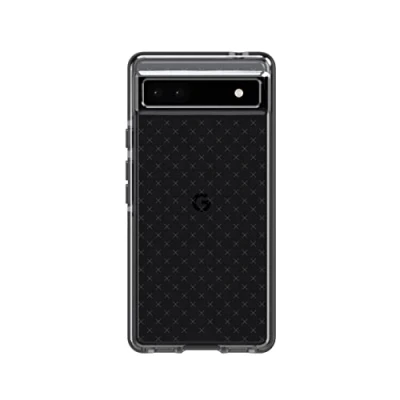 Abbildung von Tech 21 Evo Check für Google Pixel 6a Schutzhülle mit 4, 8 m Multi Drop Schutz, Smokey Black