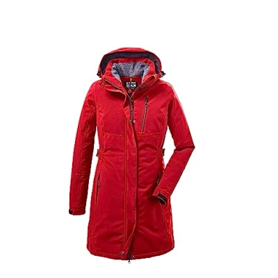 Abbildung von killtec Damen Funktionsparka/Parka mit abzippbarer Kapuze KOW 165 WMN PRK, rot, 40, 37726 000