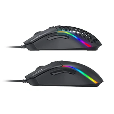 Abbildung von İnca Gaming Maus IMG GT20 PRO Optisch 10000 DPI RGB Logo Effekt mit Austauschbarem Cover, Präzise und Schnell einstellbarem Gewicht durch Abnahme
