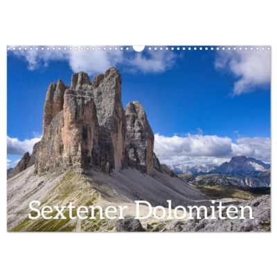Abbildung von Sextener Dolomiten (Wandkalender 2025 DIN A3 quer), CALVENDO Monatskalender