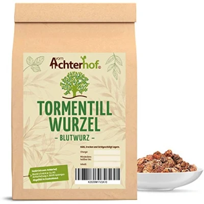 Abbildung von Blutwurz (100g) Tormentillwurzel geschnitten Tormentill Kräuter Tee vom Achterhof Blutwurzel