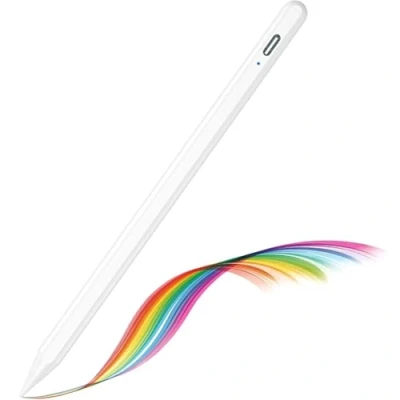 Abbildung von TQQ Stift für Apple iPad(2018 2024), Hochpräziser iPad Pencil mit Palm Ablehnung, Kompatibel Pro M4, Air M2, 13&#039;&#039;/12,9&#039;&#039;/11&#039;&#039;, 10/9/8/7/6, Mini 6/5, 5/4/3 Gen