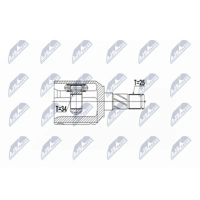 Abbildung von NTY NPW CH 039 Gelenksatz Automatikgetriebe Vorderachse links JEEP: Compass