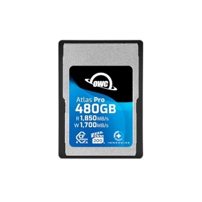 Abbildung von OWC Atlas Pro Hochleistungs Speicherkarte Cfexpress 4.0, Typ A, 480 GB, professionelle Qualität, bis zu 1850 MB/s Lese und 1700 Schreibgeschwindigkeit