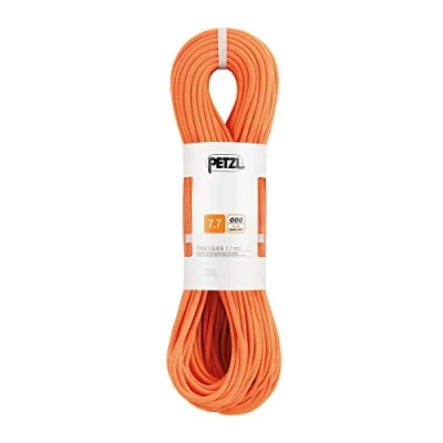 Abbildung von Petzl 7,7 Paso Guide Zwillingsseil (Orange 60 Länge in m) Schlingen