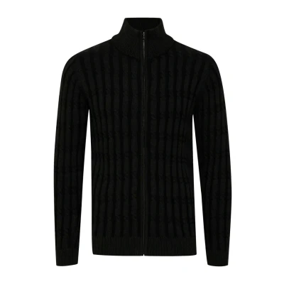 Abbildung von Indicode Jeans Paulomo Strickjacke, Herren, Größe: Large, Black
