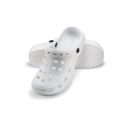 Abbildung von ESTRO Gartenschuhe Damen Gartenclogs Herren Leicht Clogs Unisex Garten A02 (45, Weiß)