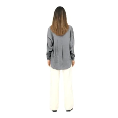 Abbildung von ONLY Damen Onliris L/S Modal Shirt Noos Wvn, Silver Mink, XS