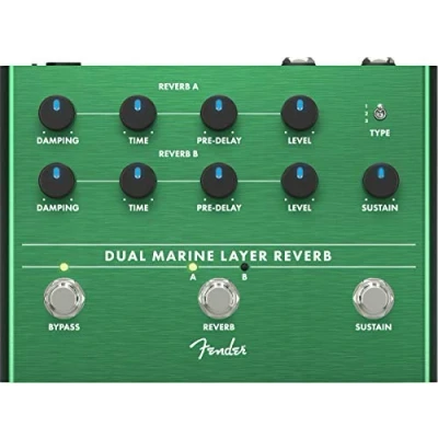 Abbildung von Fender &#039;Dual Marine Layer Reverb&#039; Guitar Effects Pedal