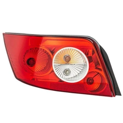Abbildung von HELLA 2VP 008 736 111 Rückleuchte links P21/5W, P21W, PY21W 12 glasklar, Rot mit Glühlampen Lampenträger RENAULT: MEGANE 2 Coupe Cabriolet