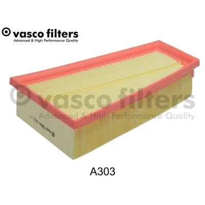 Abbildung von DAVID VASCO A303 Luftfilter 58 177 263 rechteckig Filtereinsatz MERCEDES BENZ: A Klasse, CLA Coupe, B INFINITI: Q30, QX30 I