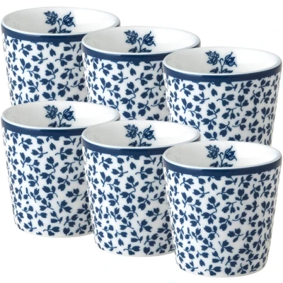 Abbildung von LAURA ASHLEY BLUEPRINT COLLECTABLES Eierbecher Floris, (Set, 6 tlg), Porzellan
