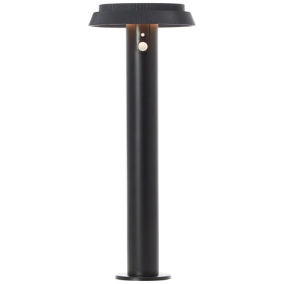 Abbildung von Brilliant LED Sockelleuchte &quot;Alvero&quot;, Außenleuchte, Solar, Bewegungsmelder, 50 cm, 500 lm, 3000 K