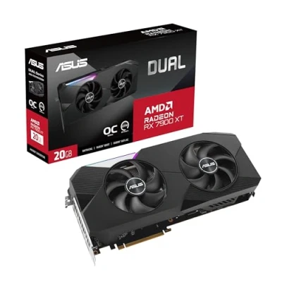 Abbildung von ASUS DUAL Radeon RX 7900 XTX OC Edition 24GB GDDR6 Gaming Grafikkarte (AMD RX7900 XTX, PCIe 4.0, 1x HDMI 2.1, 3X DisplayPort RX7900XTX O24G)