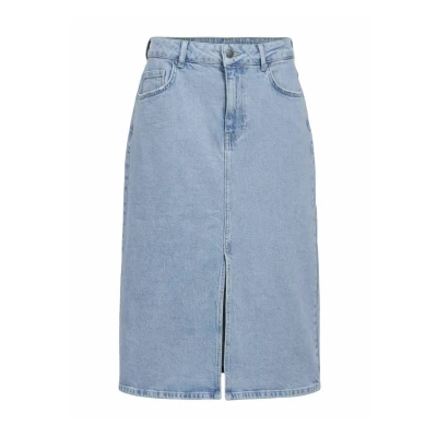 Abbildung von Objellen Mw Midi Denim Skirt Noos