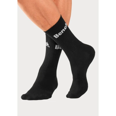 Abbildung von Bench Socken x schwarz, weiß, graumeliert, Größe: 43 46, grau meliert