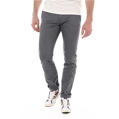 Abbildung von SELECTED HOMME Herren Three Paris Chino Pants NOOS H Hose, Grau (Stormy Weather), 36W / 34L