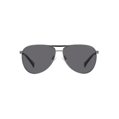 Abbildung von POLAROID Herren PLD 2160/G/S/X Sonnenbrille, Dunkles Ruthenium, 62