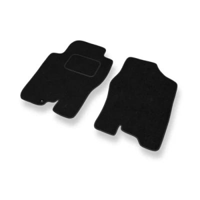 Abbildung von Mossa Fußmatten Auto kompatibel mit Nissan Navara D40 (2005 2014) schwarz Automatten Autoteppiche 2