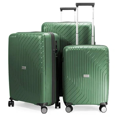 Abbildung von HAUPTSTADTKOFFER TXL 3er Kofferset, TSA, Trolley Set, 4 Rollen, Rollkoffer, EXTRA LEICHT, Reisekoffer, (S, M &amp; L), Titan