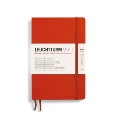 Abbildung von LEUCHTTURM1917 370316 Notizbuch Paperback (B6+), Softcover, 123 nummerierte Seiten, Fox Red, Liniert