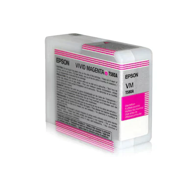 Abbildung von Epson T580A (C13T580A00) Druckerpatrone Vivid Magenta