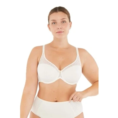 Abbildung von Dagi Women&#039;s Ecru Underwire Fixed Strap Bra, Ecru,90E