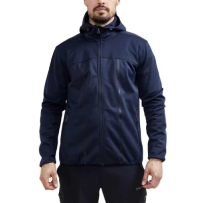 Abbildung von Craft ADV EXPLORE Softshelljacke für Herren S Blaze Winddichte, wasserabweisende den täglichen Gebrauch 2 Seitentasche, 1 Innentasche Übergangsjacke