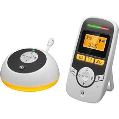 Abbildung von Motorola Baby MBP161TIMER Digitales Audio Babyphone mit Display und Care Timer Weiß