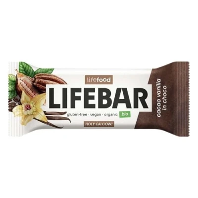 Abbildung von Lifefood Lifebar Bio Riegel Vanille Rohschokolade 40g