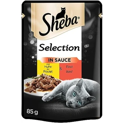 Abbildung von Sheba Selection in Sauce mit Huhn &amp; Rind