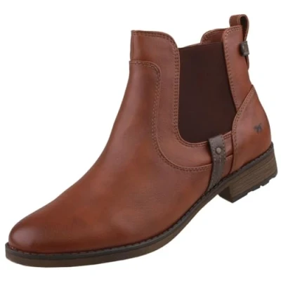 Abbildung von Mustang Ankle Boot, Damen, Größe: 45, Cognac Schuhe