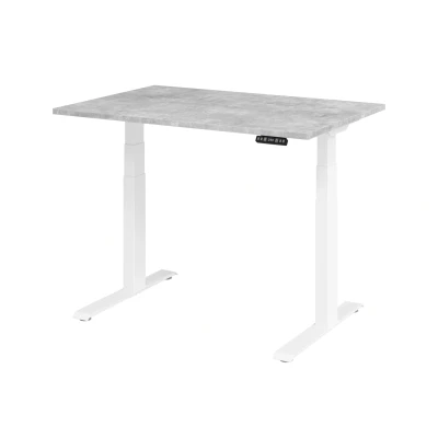 Abbildung von Hammerbacher Schreibtisch XDKB12 Beton/Weiß