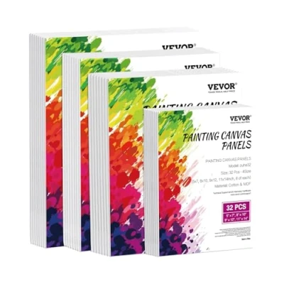 Abbildung von VEVOR Leinwandtafeln Leinwände 32 Stk. 127x178mm 203x254mm 229x305mm 280x355mm