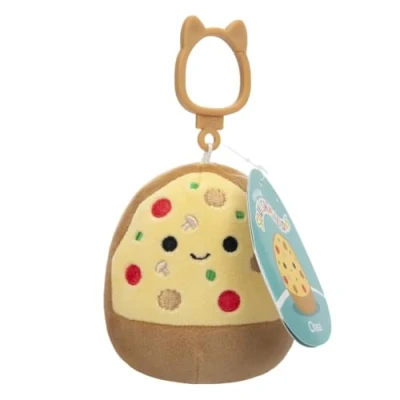 Abbildung von Squishmallows 8,9 cm Clip On Chea The Pizza