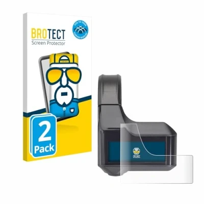 Abbildung von BROTECT 2 Stück Full Cover Schutzfolie für Shimano Steps SC E7000 Screen Displayschutz Folie [3D Curved, Anti Fingerprint, Kristall Klar]