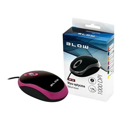 Abbildung von Marque + GENERIQUE Optical Mouse Blow MP 20 Schnellwechselbasis USB Pink