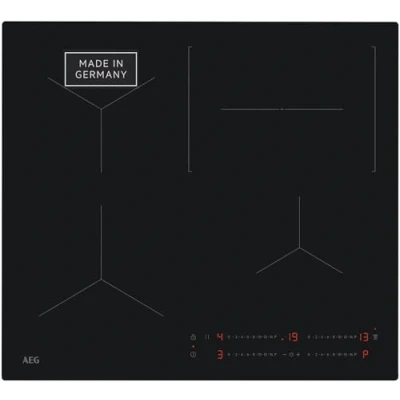 Abbildung von AEG Induktionskochfeld Autark 60 cm, Made in Germany, 4 Flex Kochzonen mit kratzresistenter SaphirMattSE Oberfläche, Bräterzone für mehr Flexibilität, Powerfunktion,Timer, Rahmenlos, Touch, TO64IC0FIT