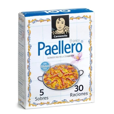 Abbildung von Paella World 5 Portionen fertige Gewürzmischungen typisch spanischer Geschmack!