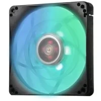 Abbildung von Silverstone Sst FW124 Argb FW Series Leiser Computer Gehäuselüfter, 120 mm PWM, Transparente Klinge mit Schwarzem Rahmen, Kugellager, LED