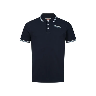 Abbildung von Lonsdale Male Adult Eastleigh Polohemd, Navy/Ice/Off White, S EU