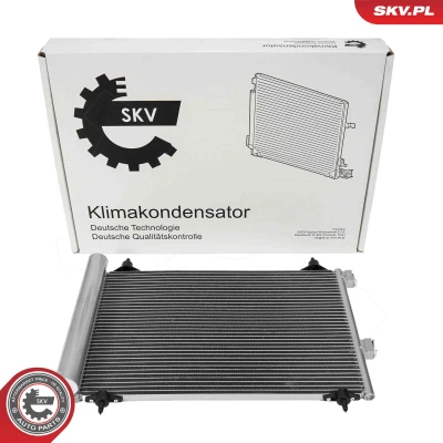 Abbildung von ESEN SKV 86SKV104 Klimakondensator mit Trockner Aluminium 560mm PEUGEOT: 307 CC, Schrägheck, Kombi