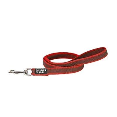 Abbildung von Julius K9 C&amp;amp G Schnur, rot/grau 20mm/1m mit Handgriff